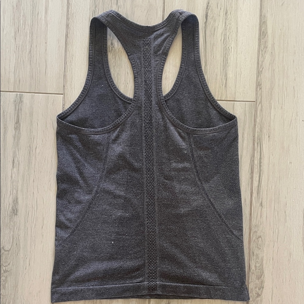 Lululemon Gray Racerback Tank Top - Picture 2 of 3